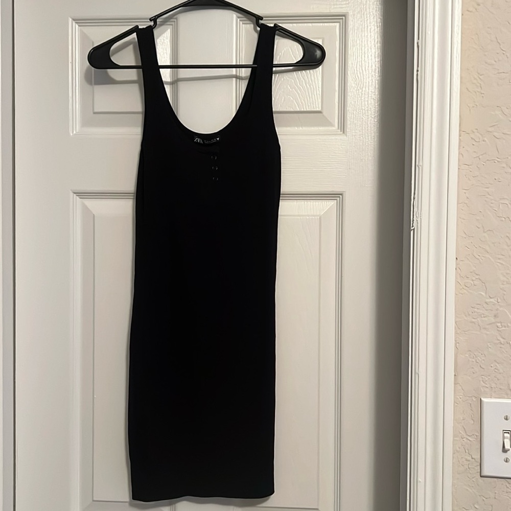Womens black size small Zara bodycon dress